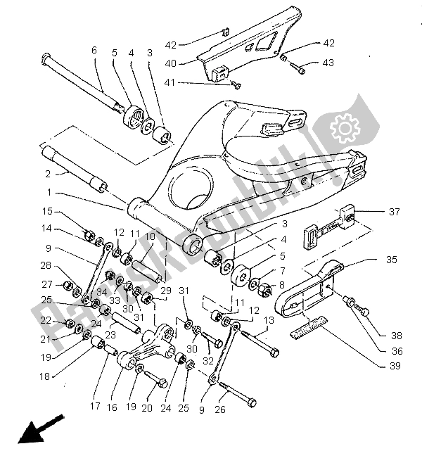 Yamaha szr spare parts on sale